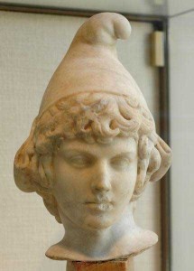 Marble bust of Attis, 2nd century AD/CE, Paris.